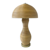 Contemporary bamboo table lamp