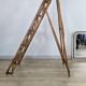 Vintage wooden painter's stepladder - authentic patina