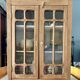 Small Parisian display case in raw wood