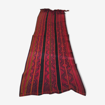 Berber carpet in camel wool 110x340cm