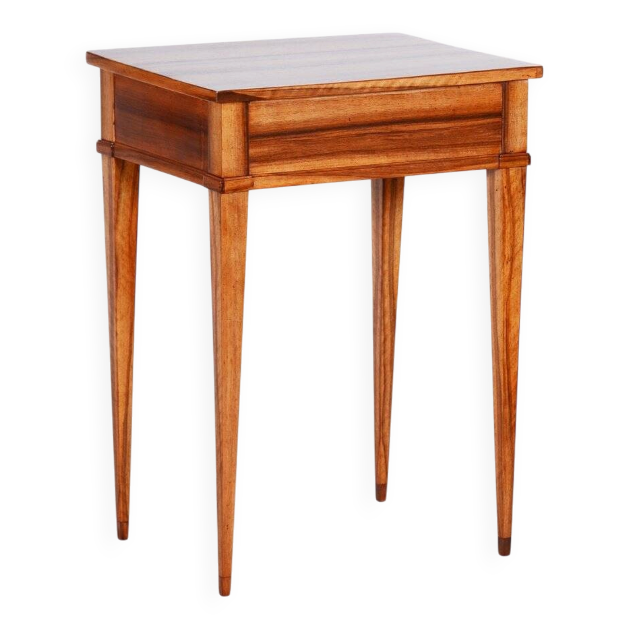 Table d'appoint Biedermeier en noyer, années 1820