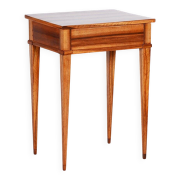 Table d'appoint Biedermeier en noyer, années 1820