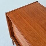 Bosteels Meubelen unique small sideboard in walnut Belgium 1970