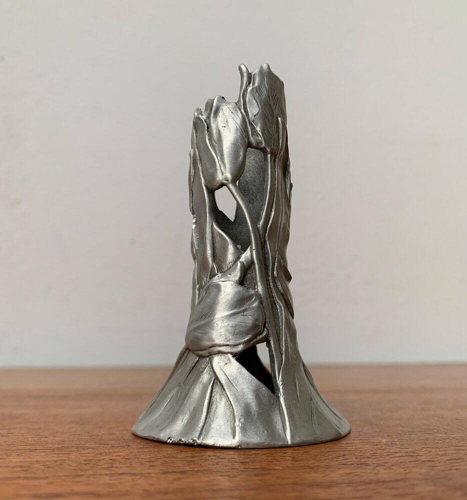 Vintage Ornamental Candle Holder by Seagull Pewter, Canada, 1990s