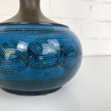Scandinavian ceramic table lamp, Nils Kähler for HAK, Denmark, 1960s