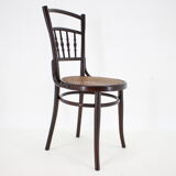 1930s Bentwood beech Chair with Pedig Seat, Austria