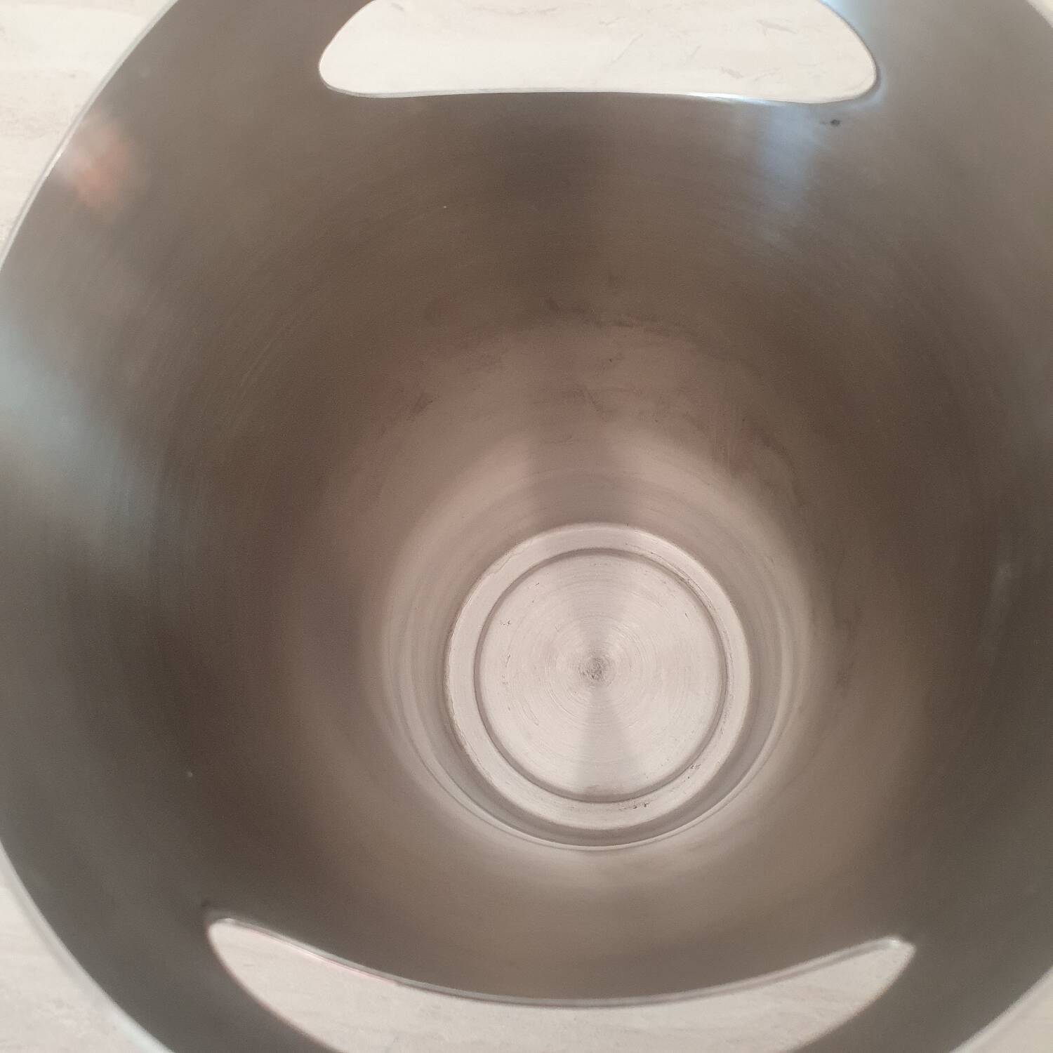 Stainless steel champagne bucket by Couzon, Atlante model