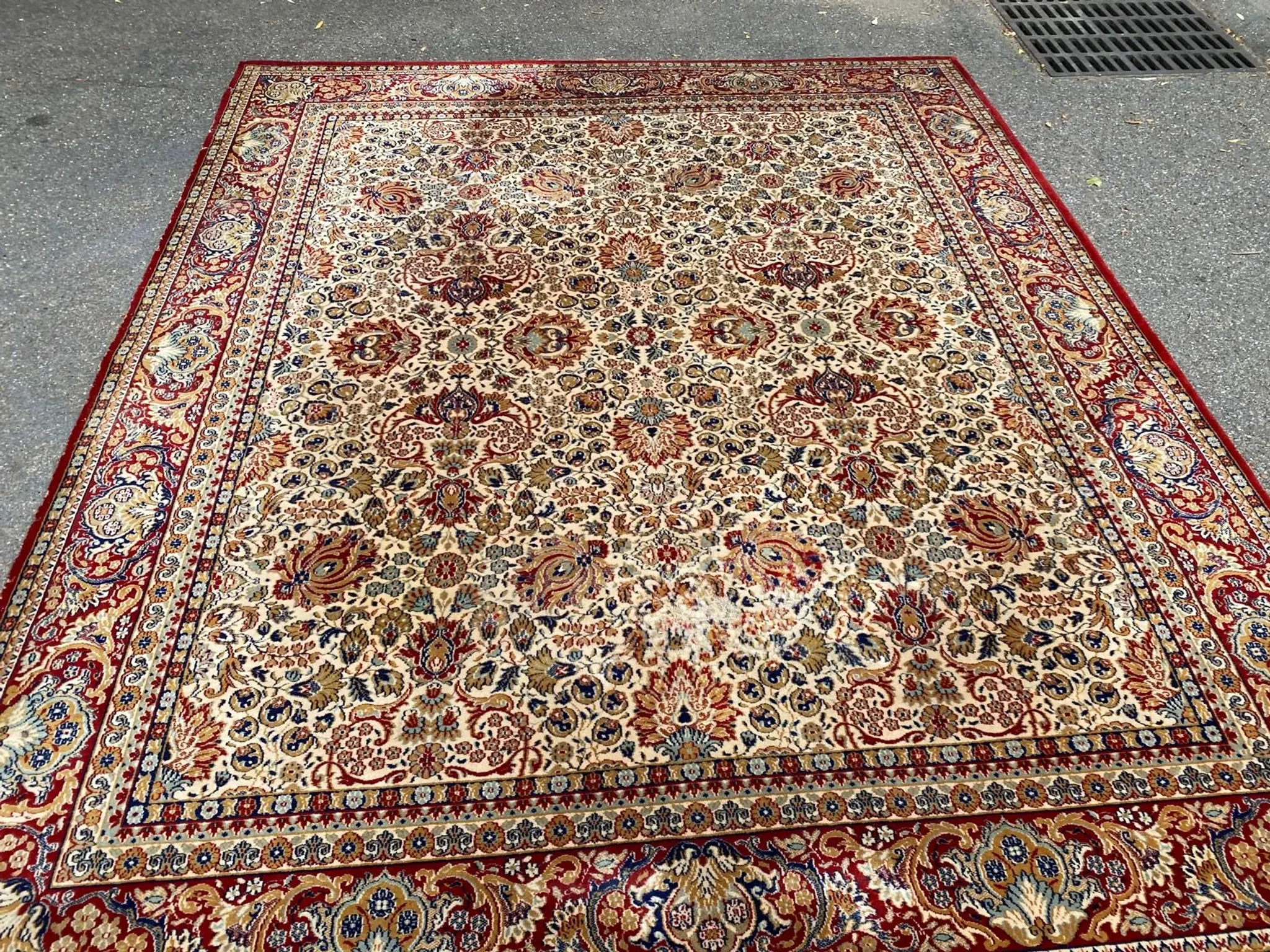 Large Persian carpet 100% pure wool 250x300 cm Kemal