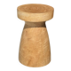 Stool, side table, end table in natural solid mango wood.