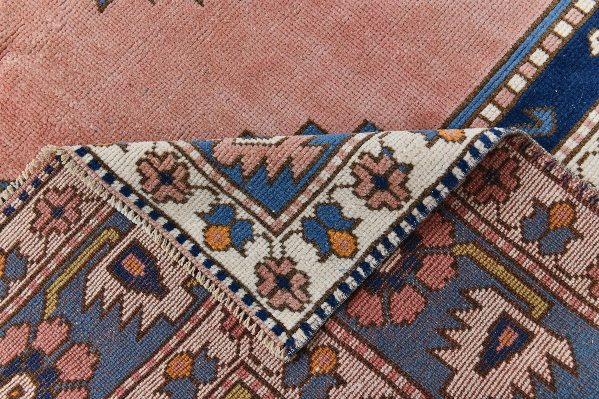 6x9 oushak vintage rug, 186x267cm
