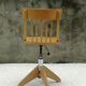 Stoll office chair, swivelling and adjustable in height