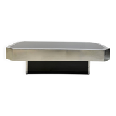 Chrome coffee table DLG “Willy Rizzo”, Italy, 1970s