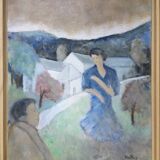 Oil on canvas by Pierre VAUTHEY