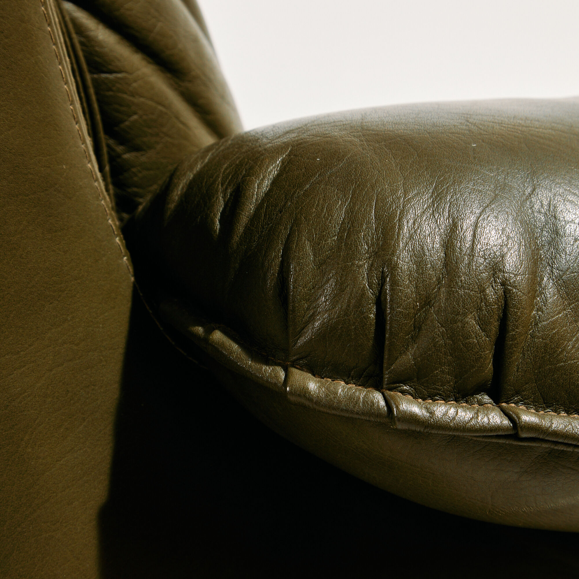 Leather sofa set, 3-piece set