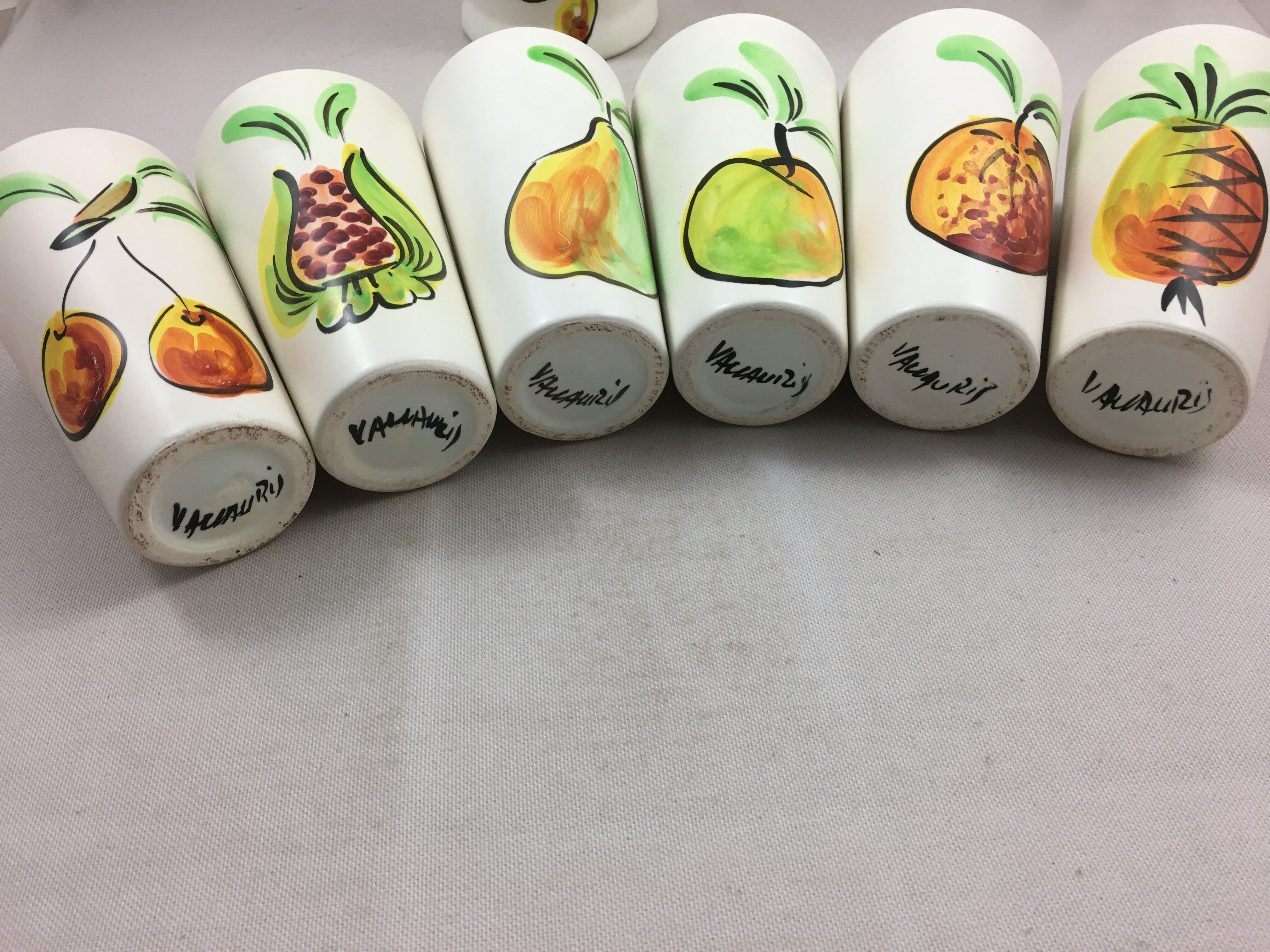 Vaullauris vintage orangeade service