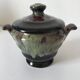 Sucrier en grès flammé – Poterie Petit Massé, Morvan