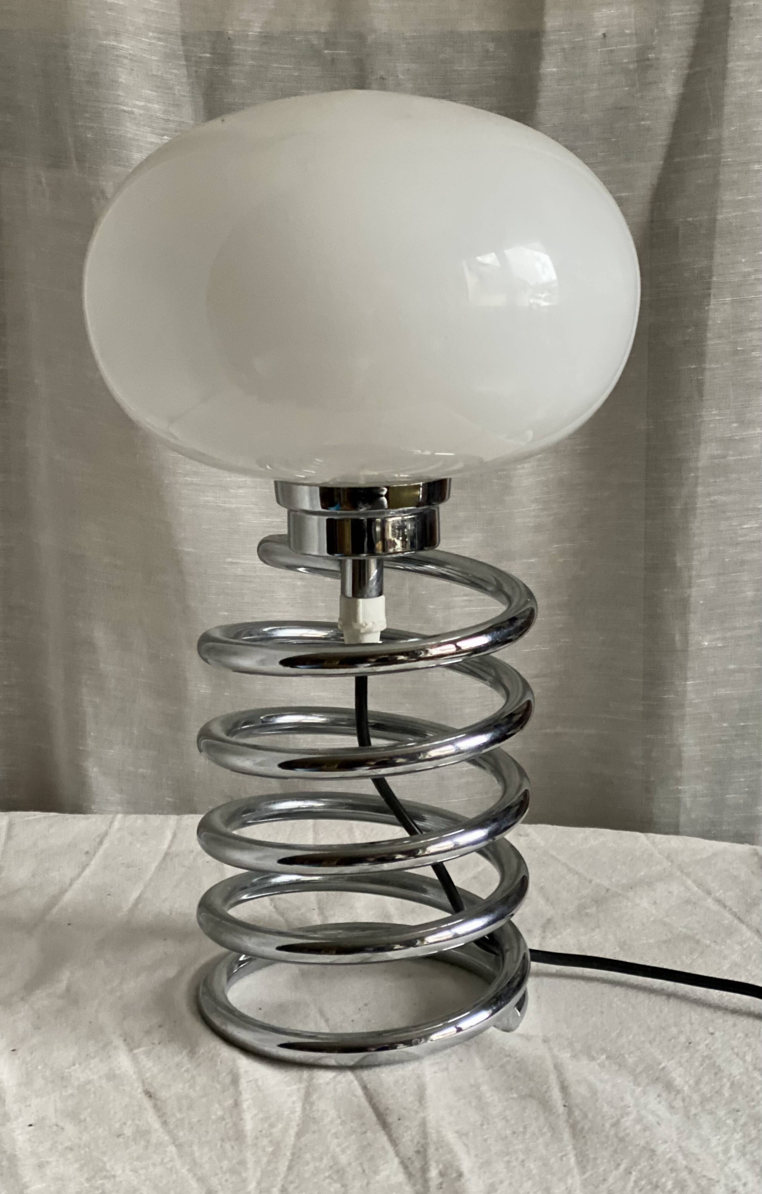 Ingo maurer vintage 1970 spring lamp