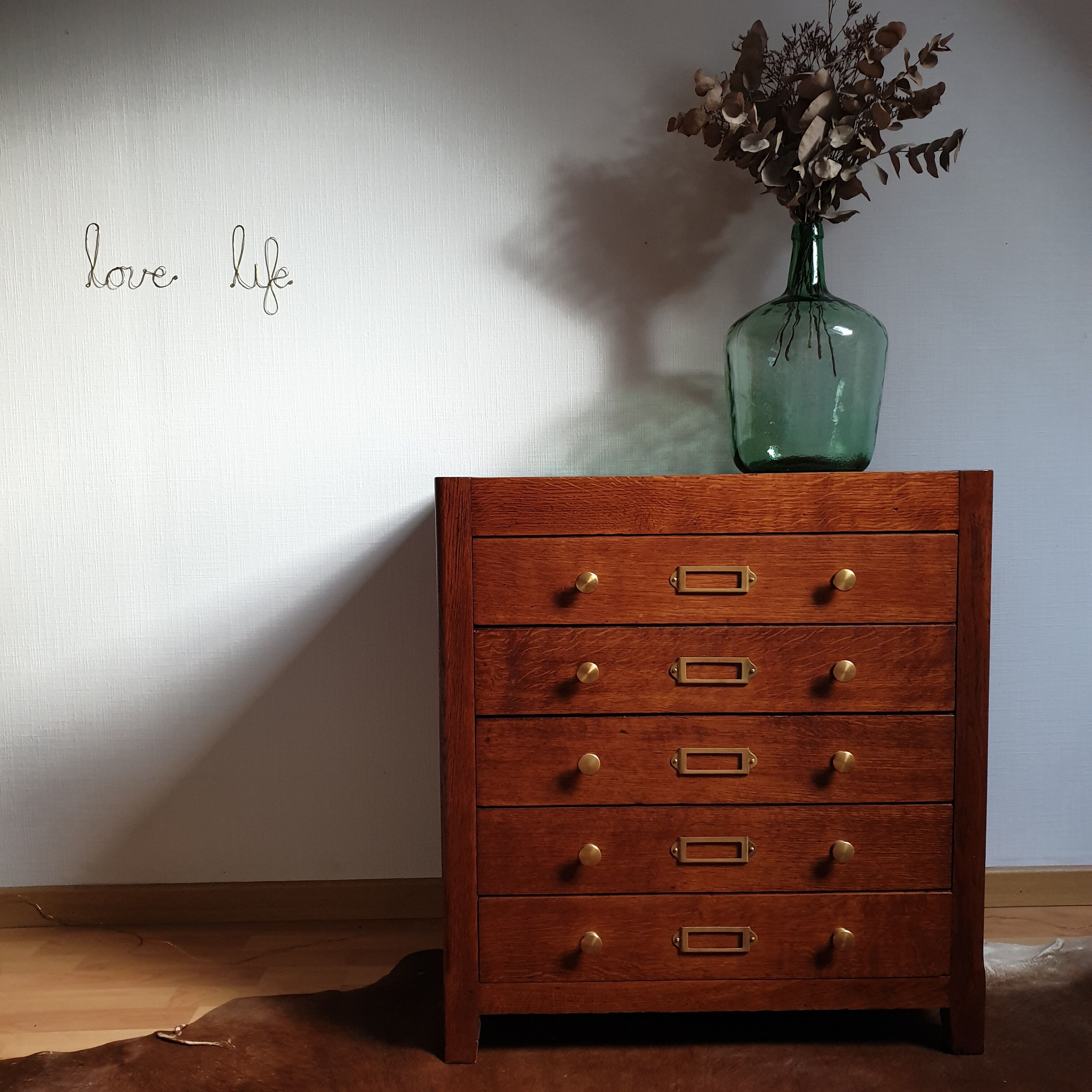 Meuble de métier vintage années 40/50