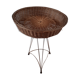 Panier corbeille sur pied années 50