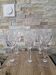 Lot de 6 verres à vin blanc en cristal taillé main