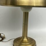 Vintage Ministerial gilded table lamp. Italy 1950s