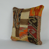 Vintage turkish kilim pillow (40 x 40 cm)