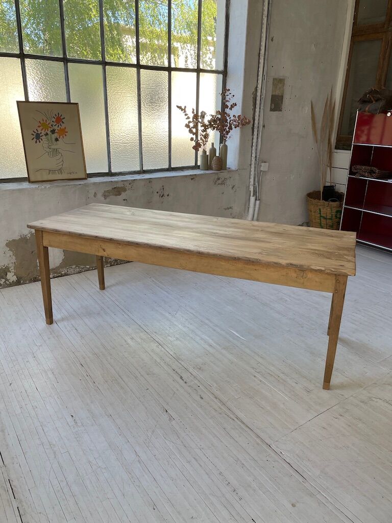 Oak and pine farm table 2m