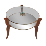 Coffee table pedestal table art deco 1930-1940