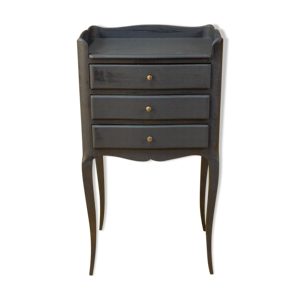 Table de chevet noire