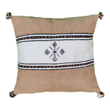 Berber beige cushion and Moroccan cream
