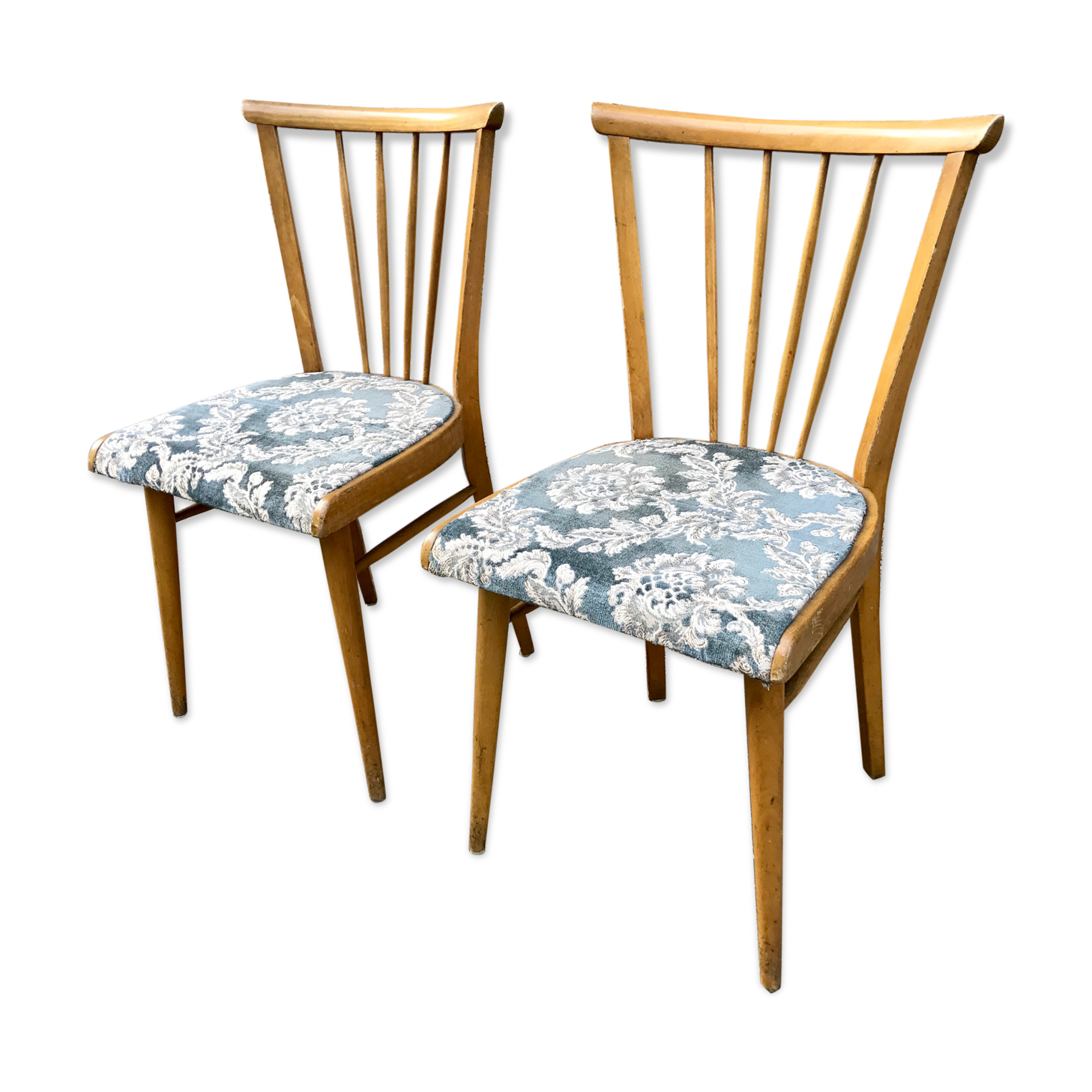 Pair of chairs from the 50s - 60s vintage - Scandinavian style
