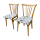 Pair of chairs from the 50s - 60s vintage - Scandinavian style