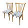 Pair of chairs from the 50s - 60s vintage - Scandinavian style