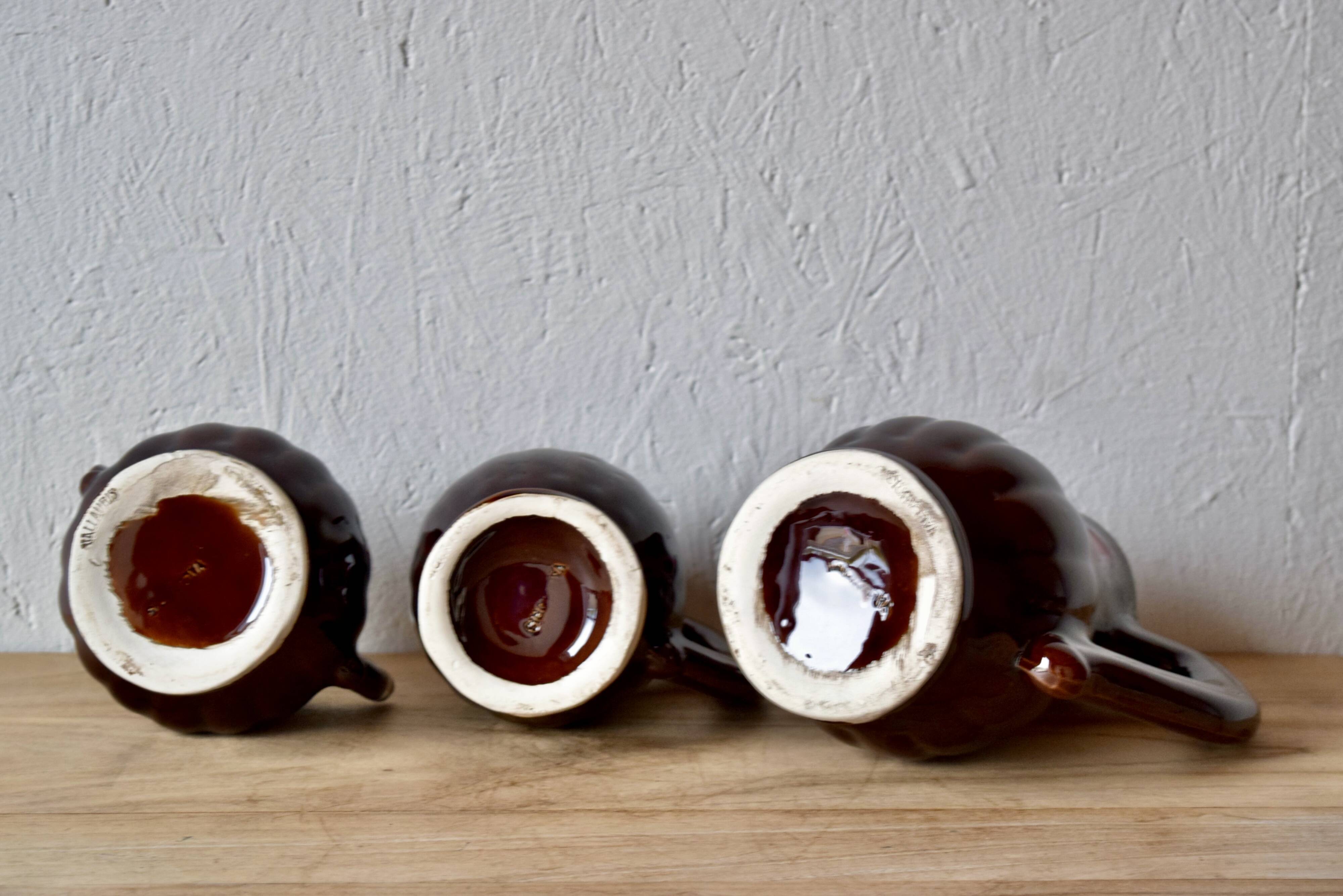 VALLAURIS - vintage coffee or tea service - signed - 15 pieces