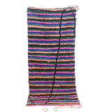 Tapis berbère coloré couloir 216 x 88 cm