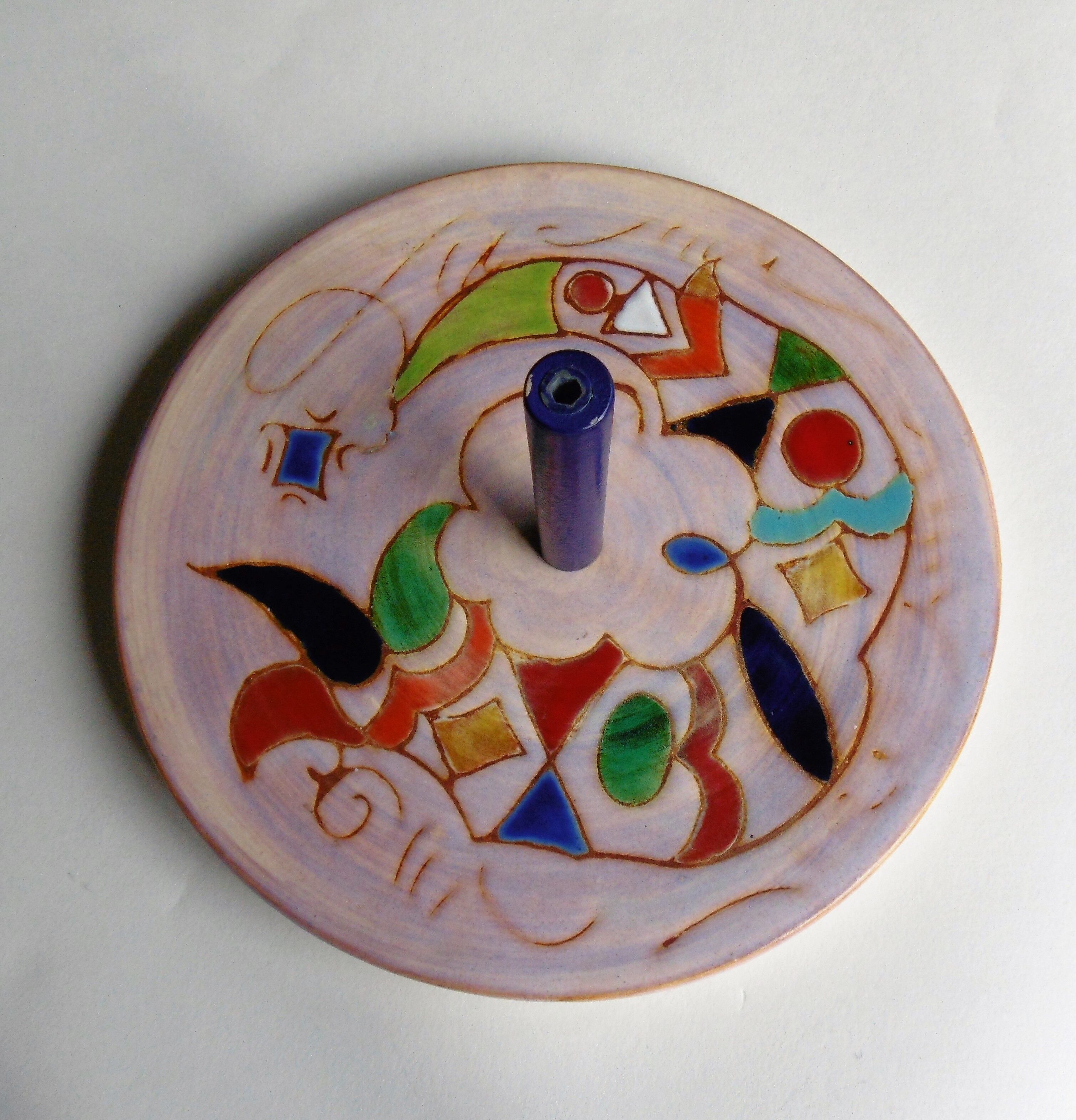 Vallauris ceramic cheese platter by Marie Christine Treinen