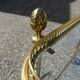 Rolling serving table in neo-classical Louis XVI style.
