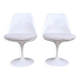 Pair of tulip chairs by Eero Saarinen for Knoll International