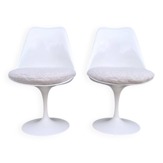 Paire de chaises tulipe par Eero Saarinen pour knoll international