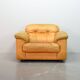 Striking De Sede DS101 Cognac Leather Lounge Chair DS17. Switzerland, 1970s