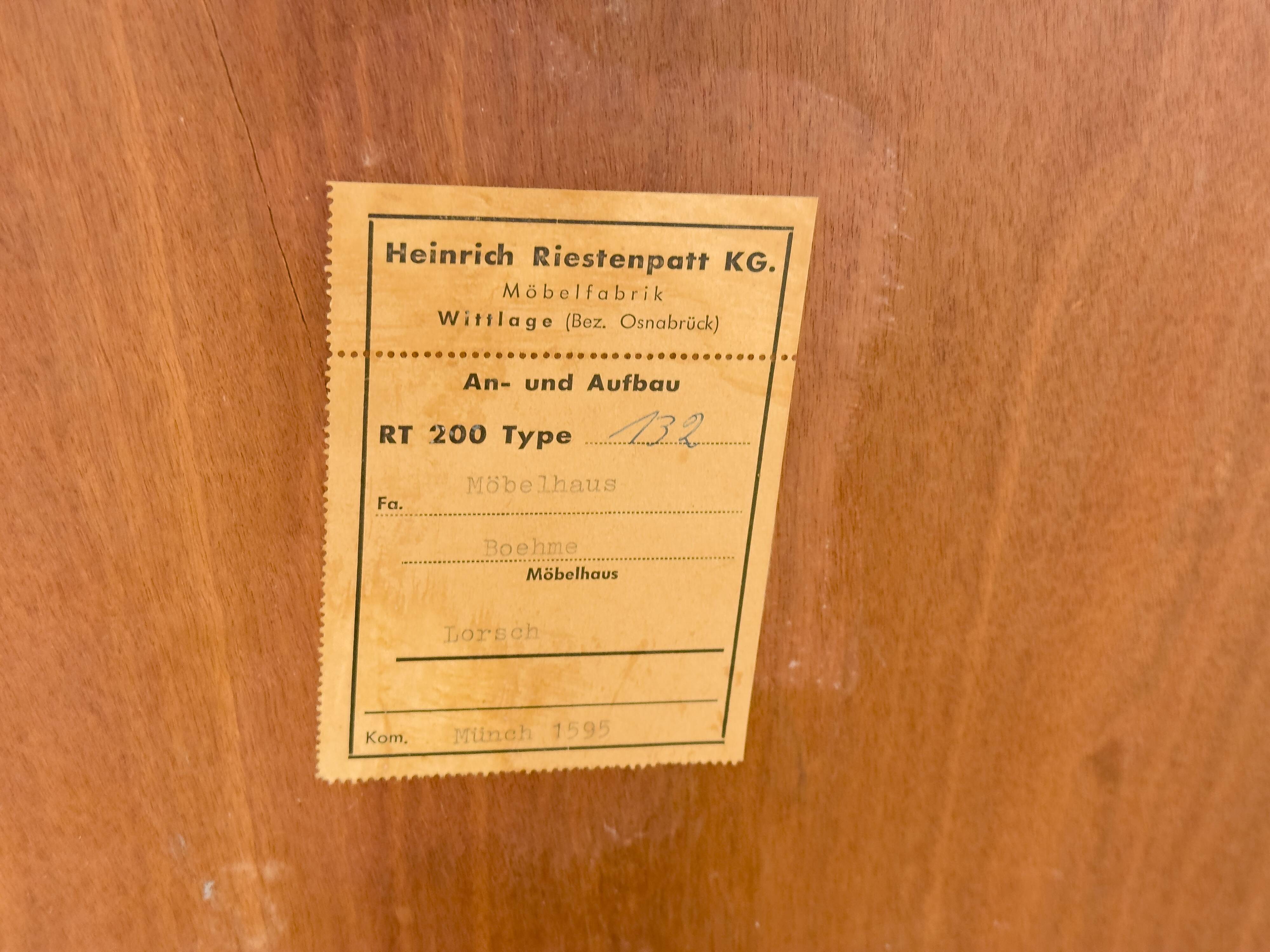 Low Sideboard in Teak from RT Möbel, 1960s