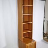 Teak bookcase Skandi Design 70s shelf 4