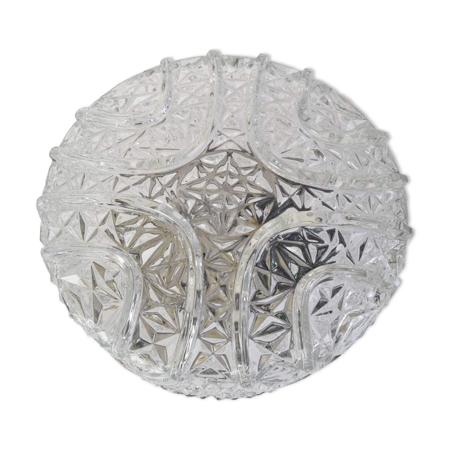 Mid-century round ceiling light, 1980s.