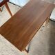 Solid wood desk table turned legs 100x52cm