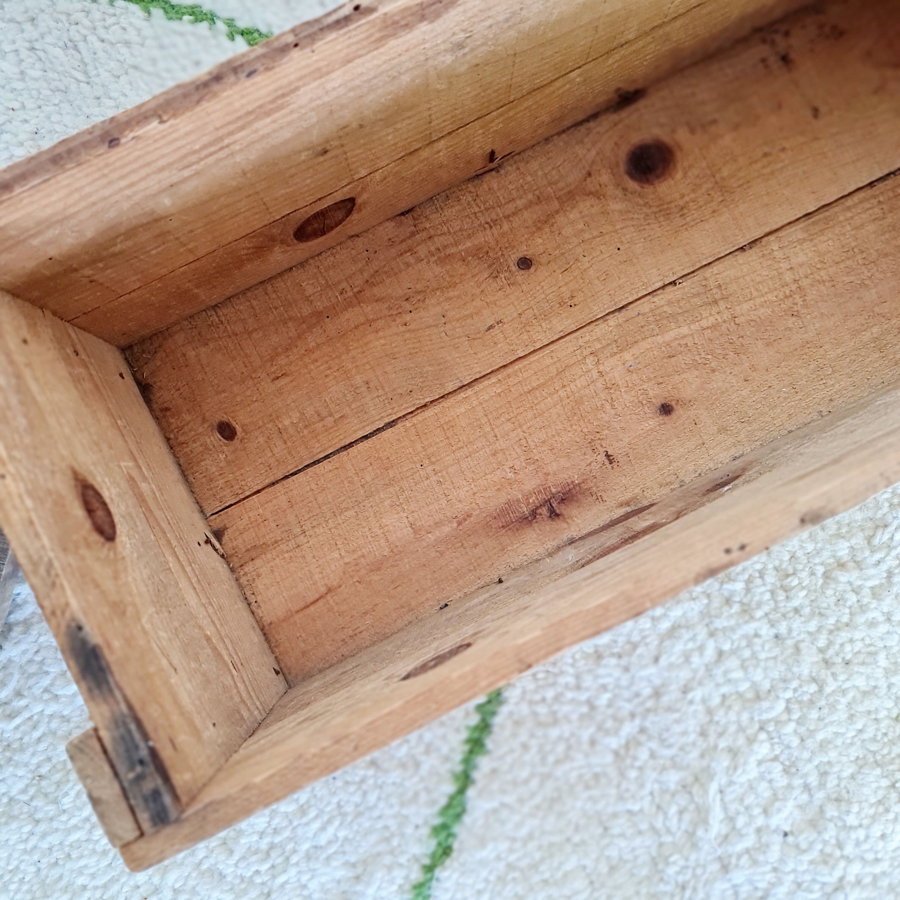 Old wooden box