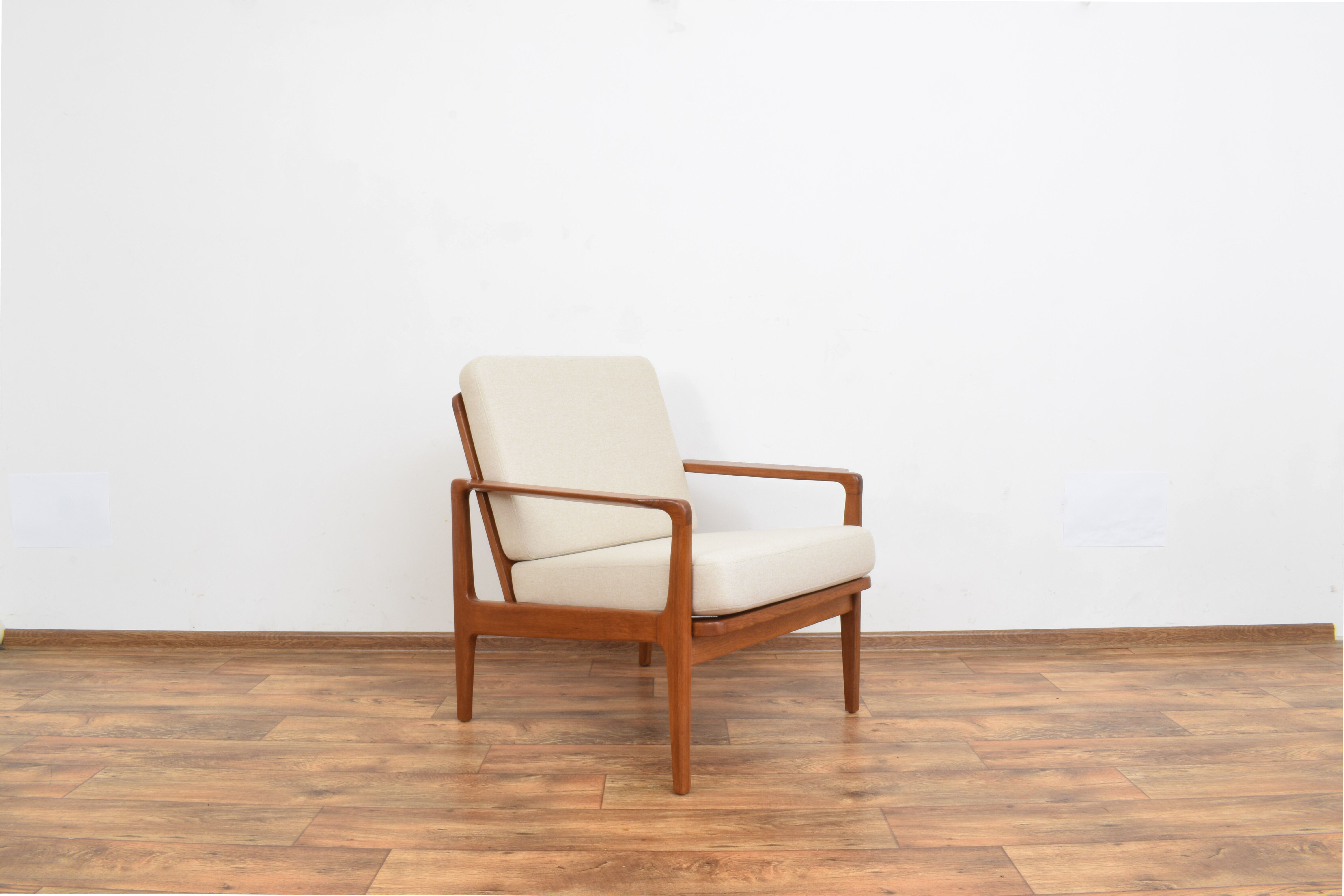 Mid-century danish teak armchair, 1960s