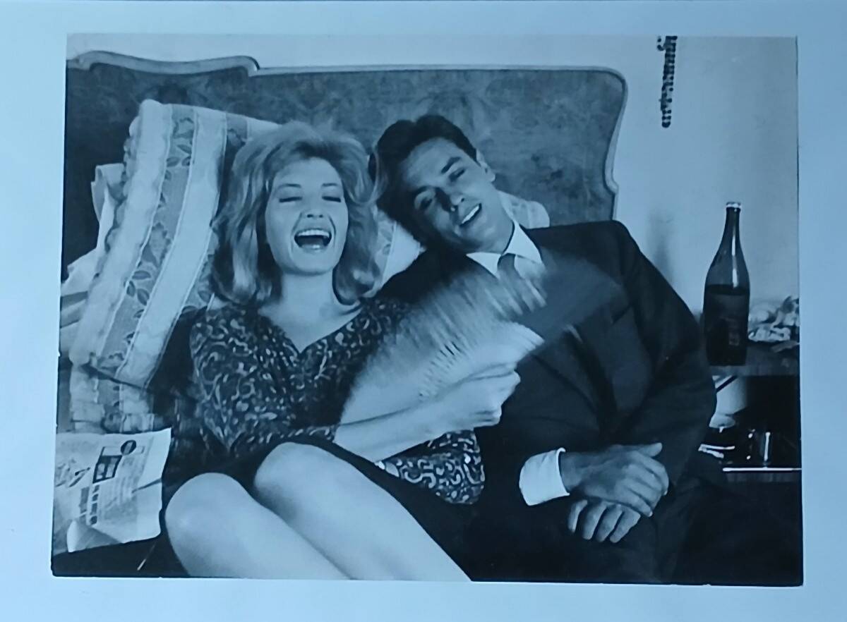 Alain Delon and Monica Vitti by Sergio Strizzi