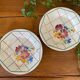 Pair of antique petits fours dishes in Choisy-le-Roi earthenware.