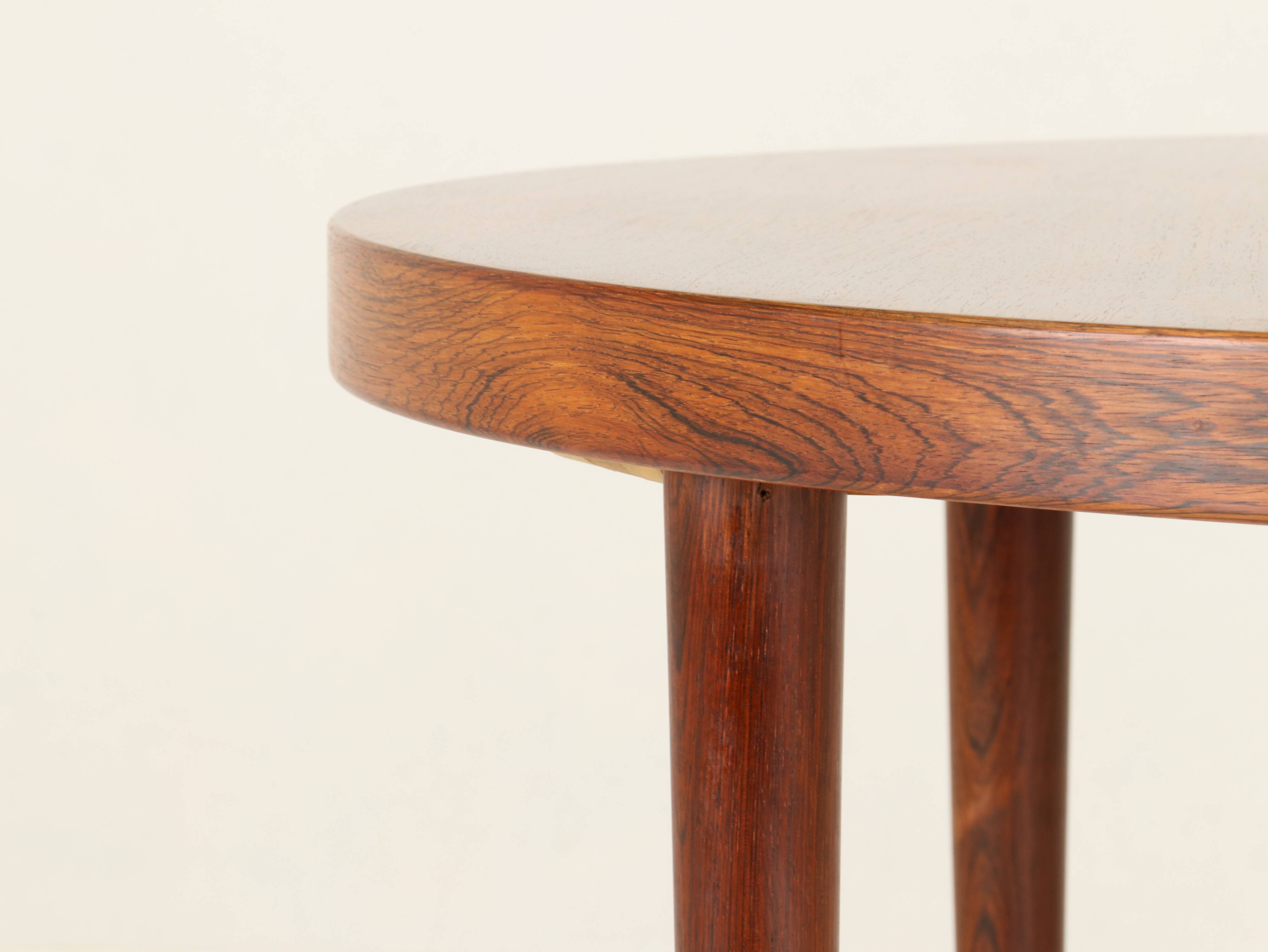 Extendable Rosewood Dining Table Model 56 by Villy Schou Andersen, Denmark, 1960s