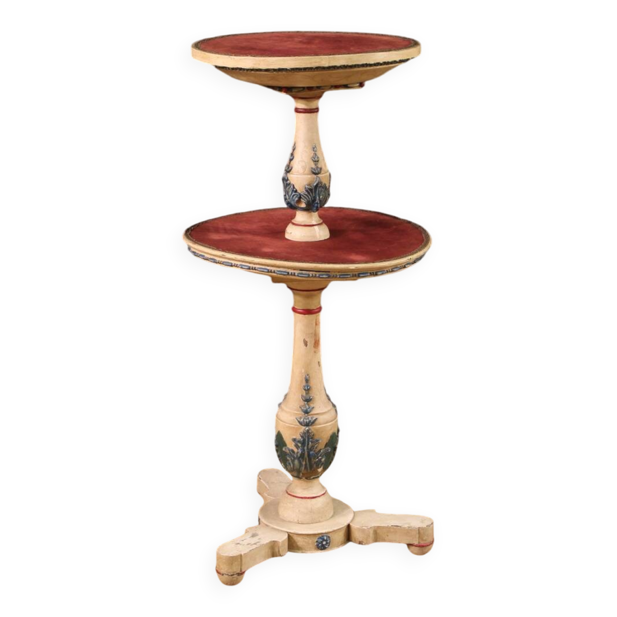 Lacquered wood Italian etagere from the first half of the 20th century